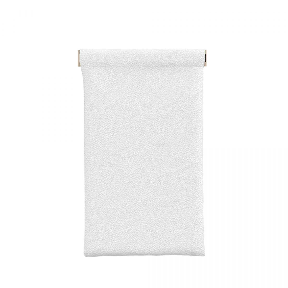 Portable Squeeze Top Leather Glasses Case