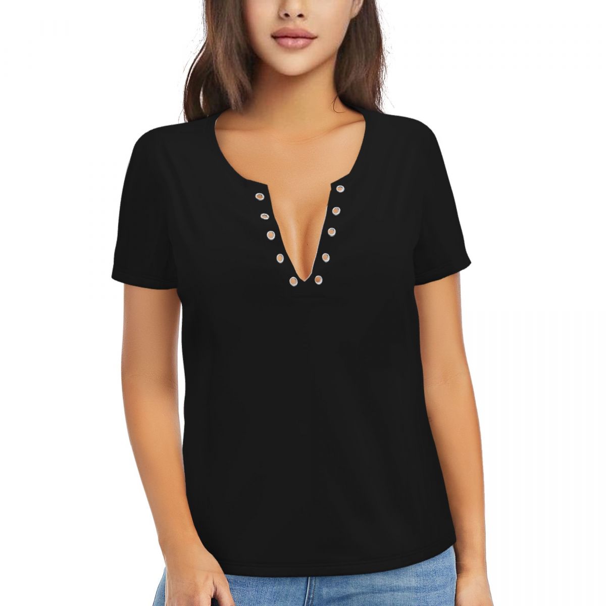 Women's  V-Neck T-Shirt
