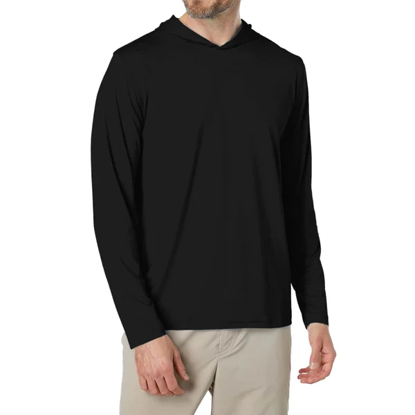 Men's Hooded Long-sleeved T-shirt