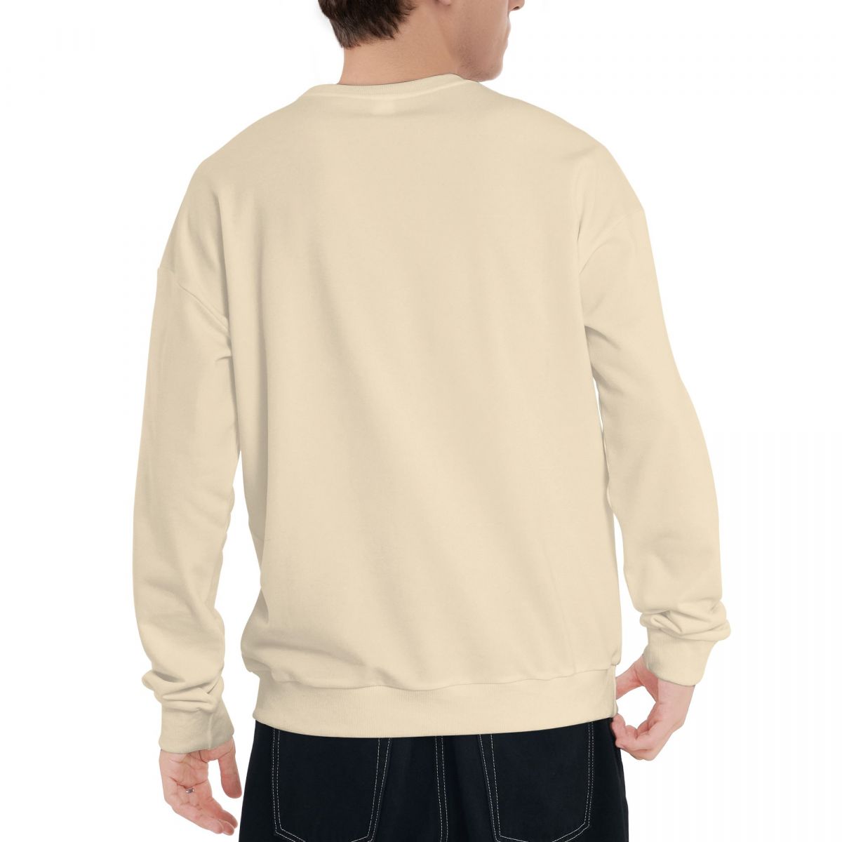 Men's Cotton Crew-neck Hoodie