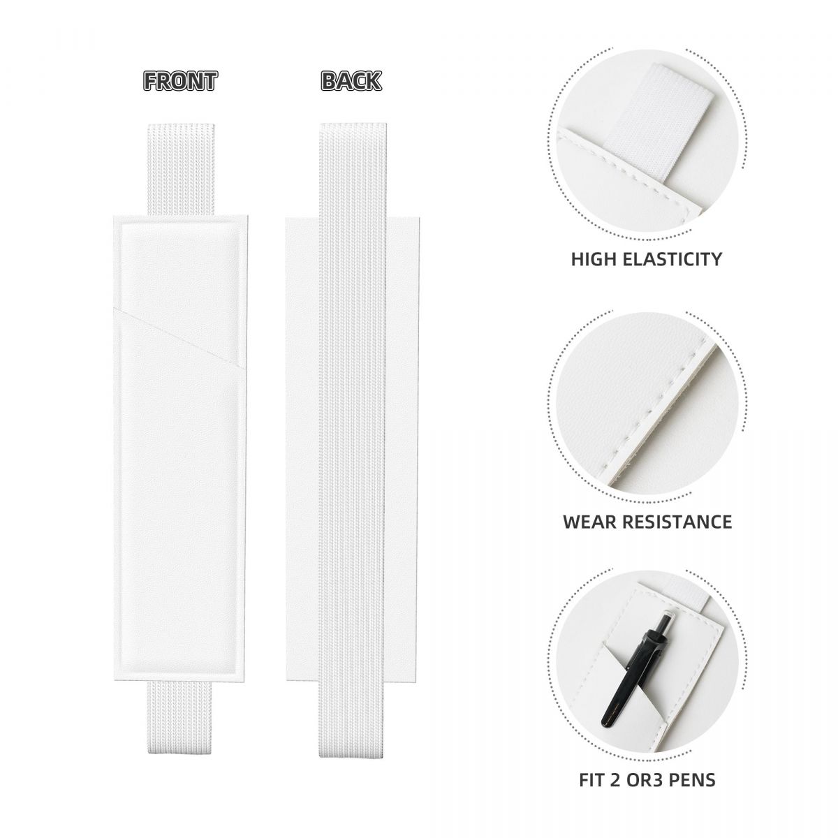 Leather Pen Holder Bookmark