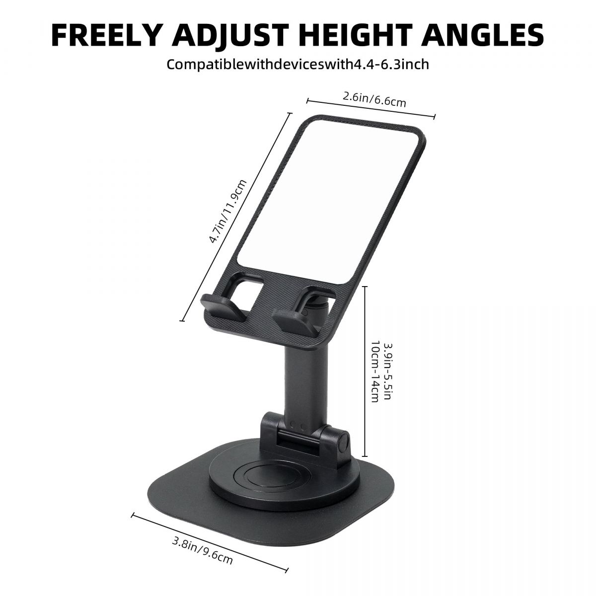 Circular Bottom Rotates The Phone Stand