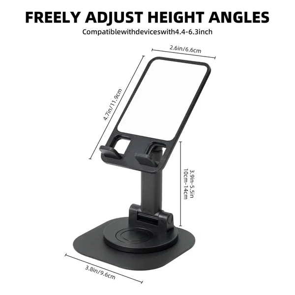 Circular Bottom Rotates The Phone Stand