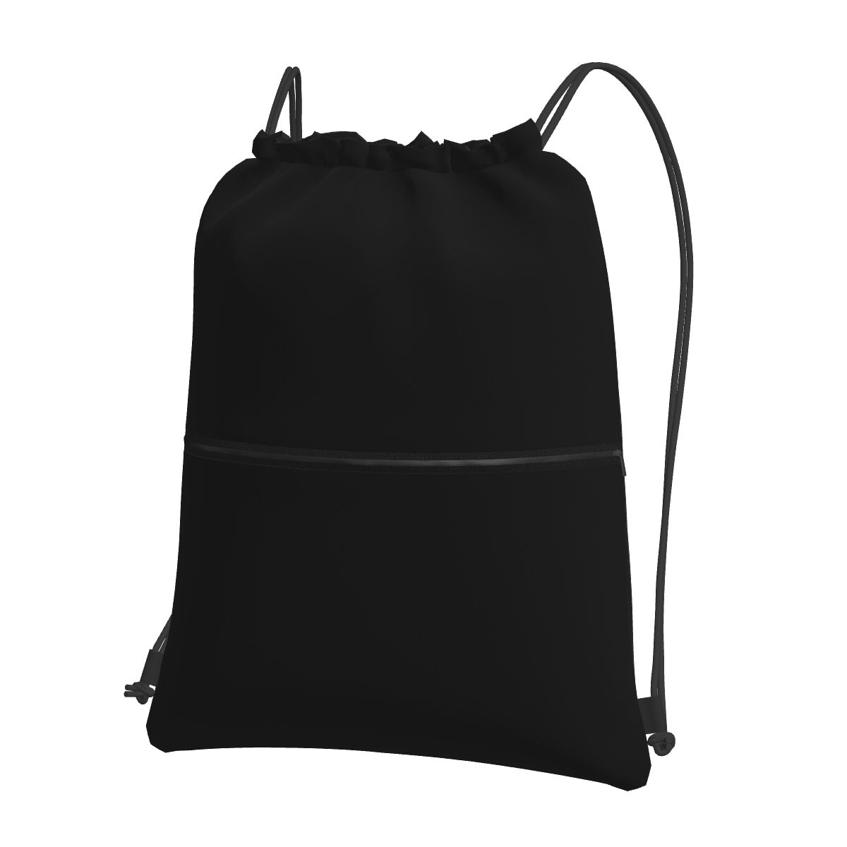 Drawstring  zipper  Backpack