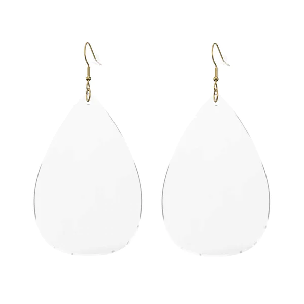 Drop-shaped Acrylic Earrings