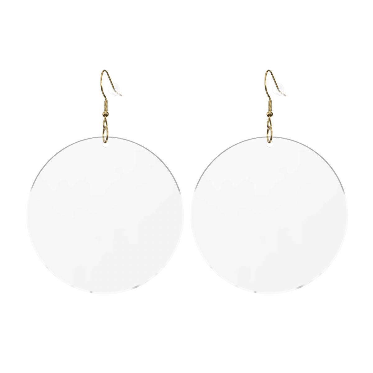 Round Acrylic Earrings
