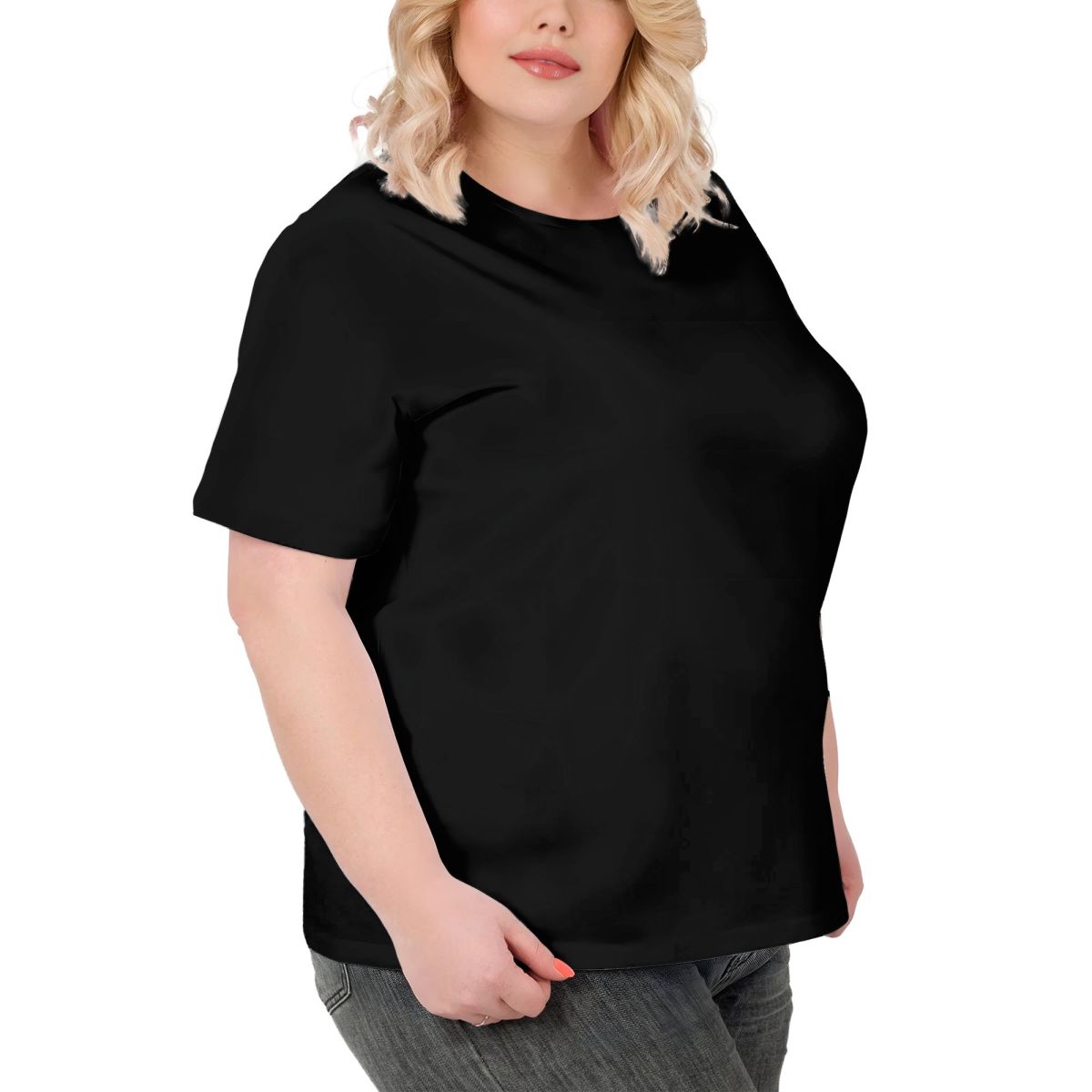 Plus Size Women's Short-sleeved T-shirt