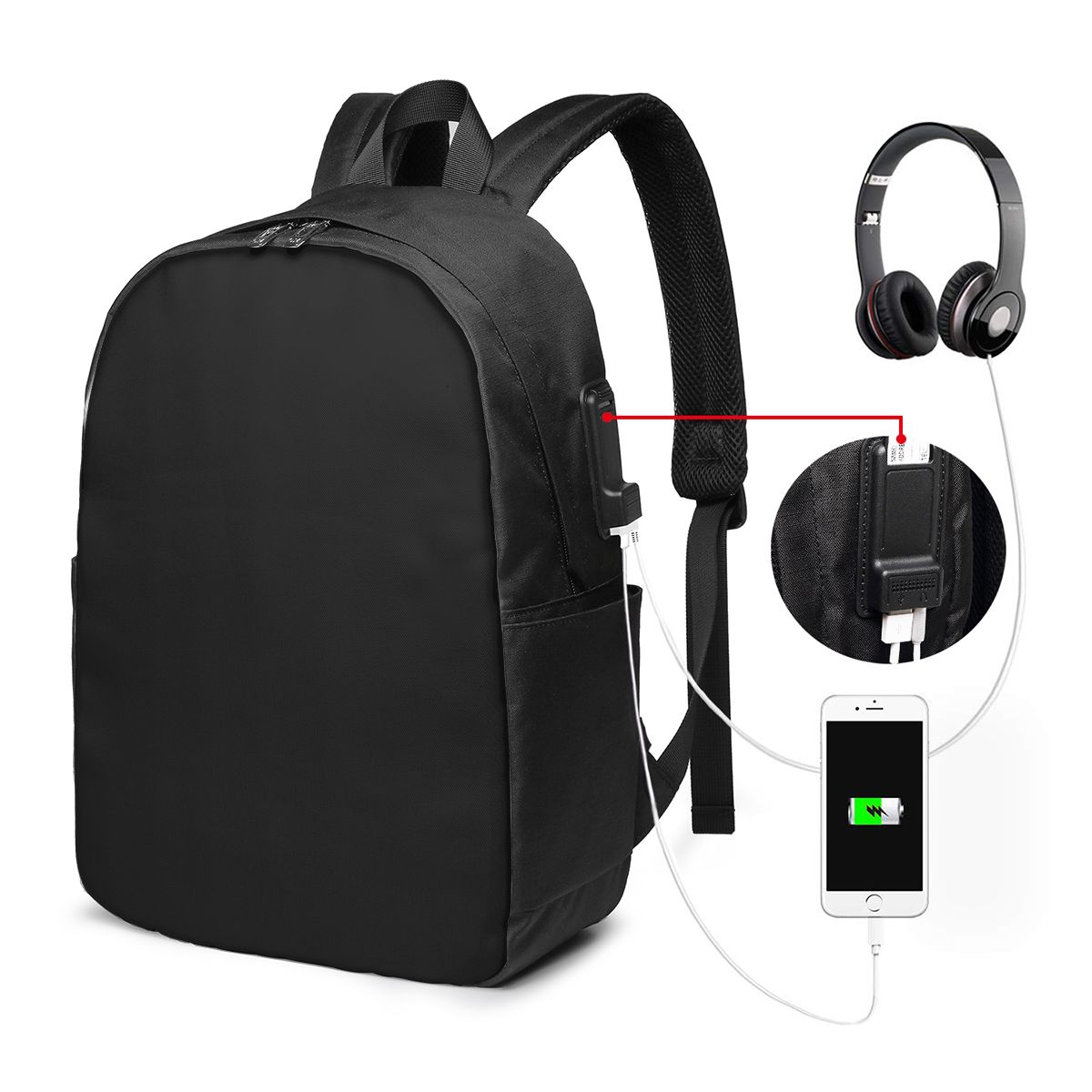 USB Backpack 17 in
