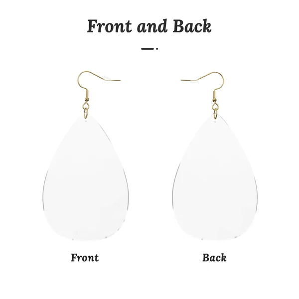 Drop-shaped Acrylic Earrings