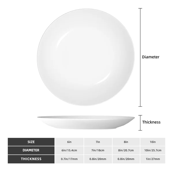 Bone China Decorative Plate