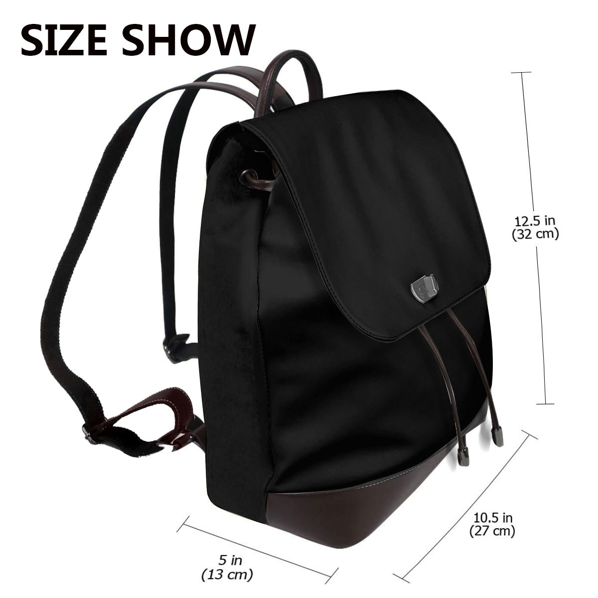 Women's leather backpack