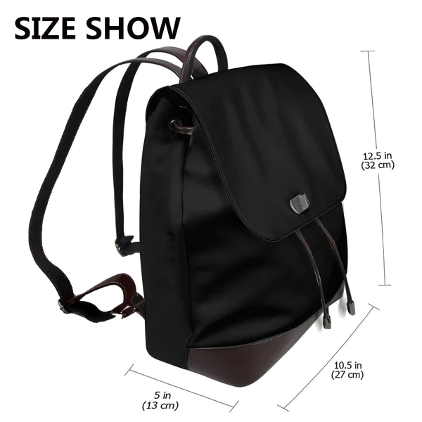 Women's leather backpack