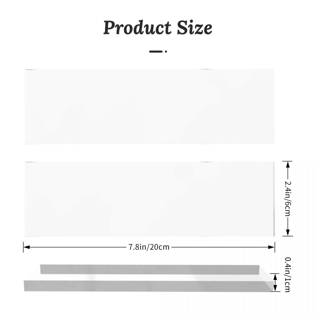 Acrylic Desk Nameplate