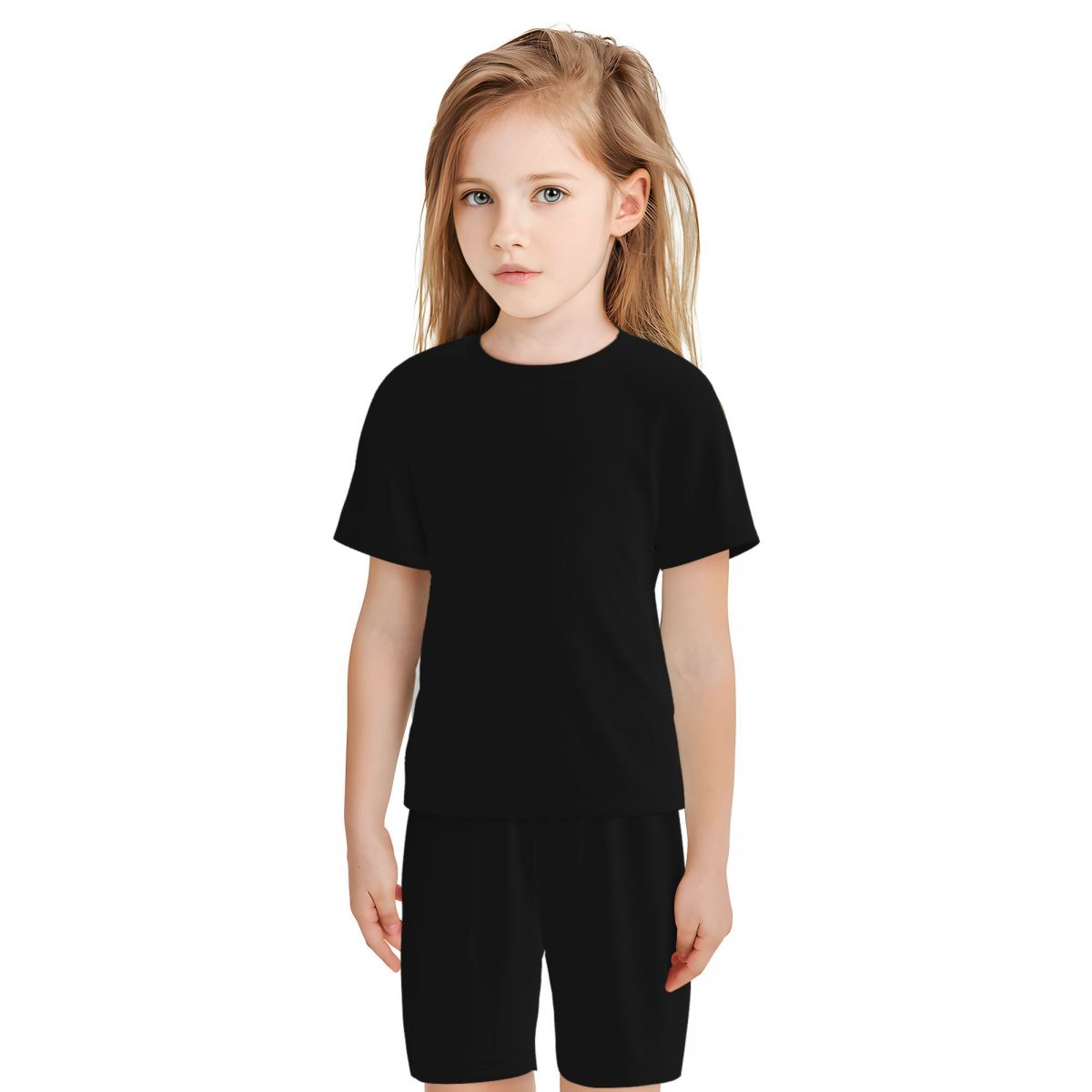 Short-Sleeved Pajama Set For Kids