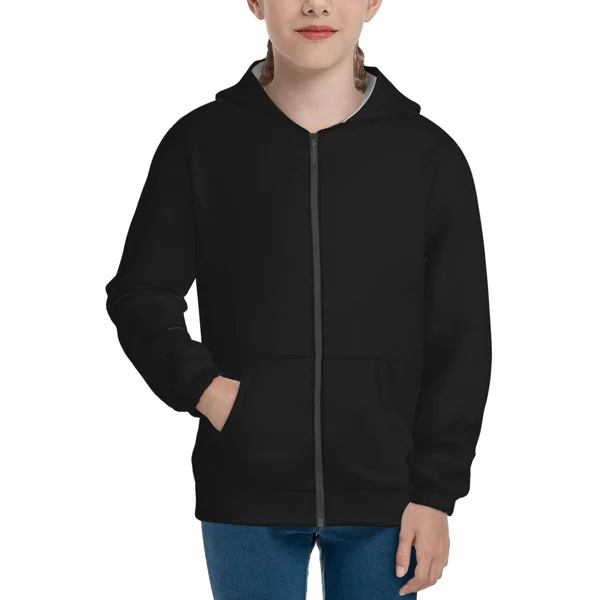 Teenage zipper hoodie