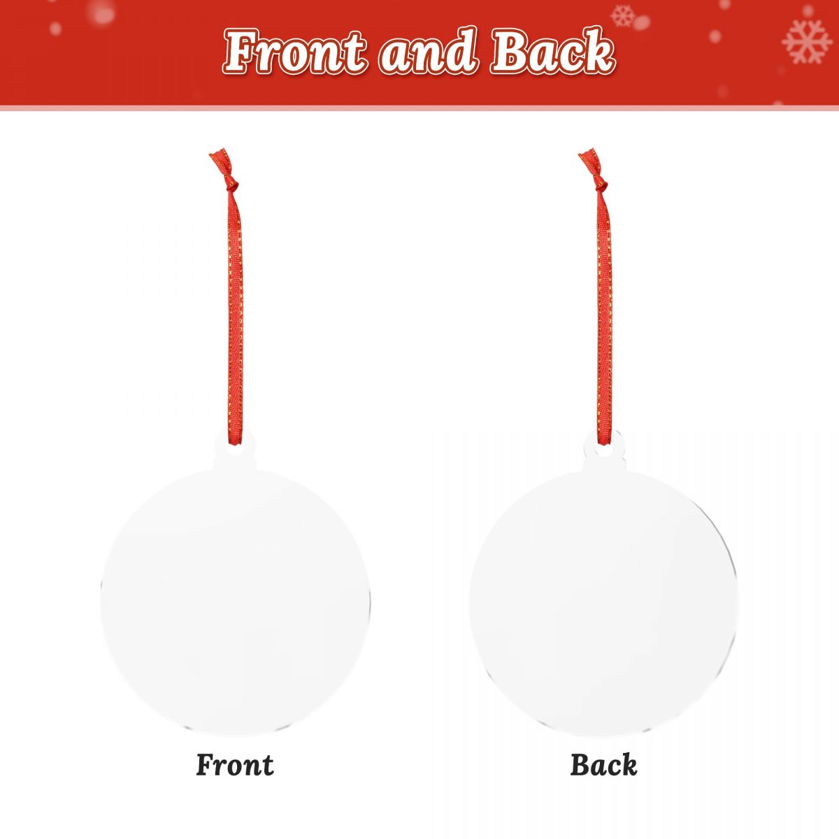 Acrylic Christmas Pendant