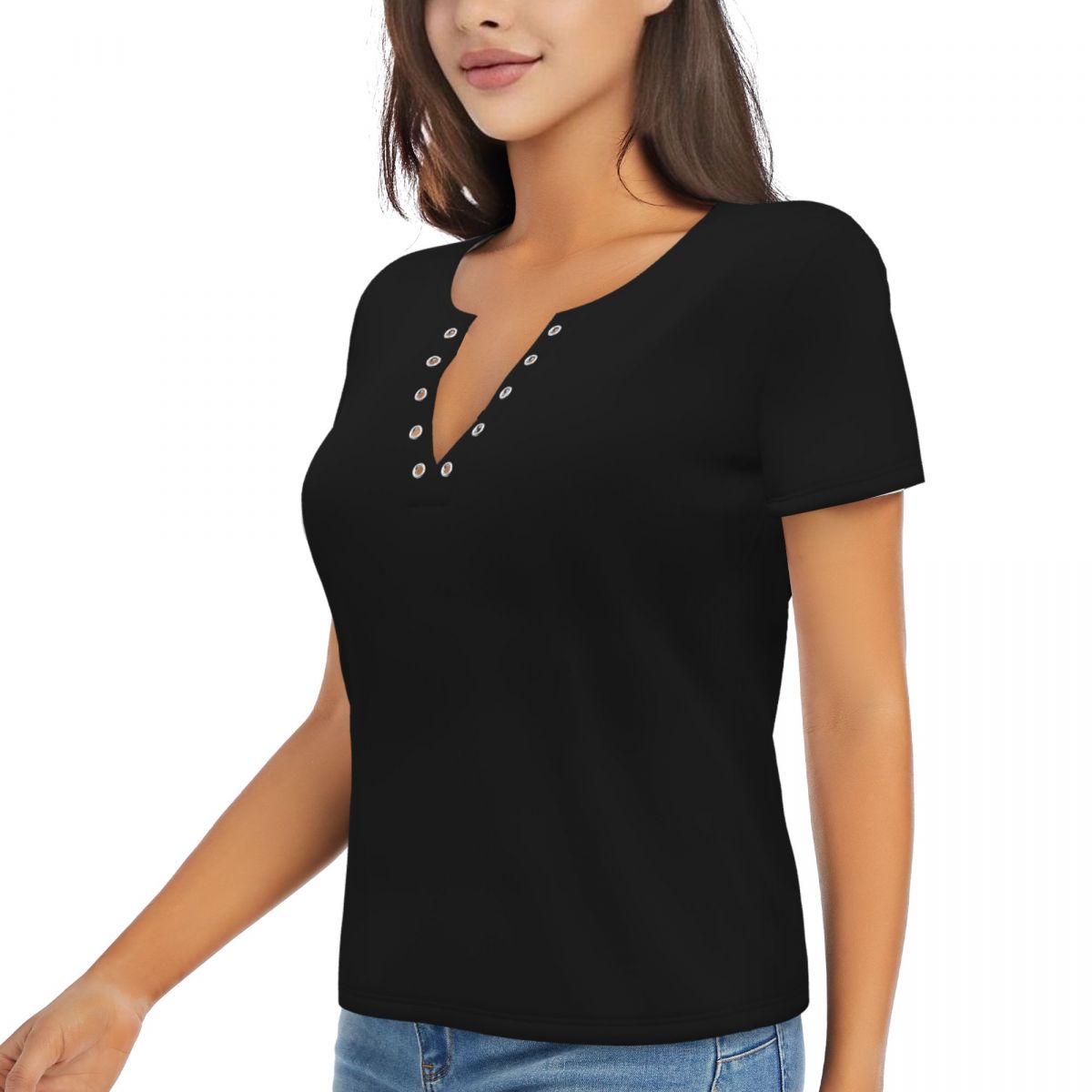 Women's  V-Neck T-Shirt